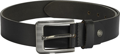 

TKWD Leathers Men Casual Black Genuine Leather Belt