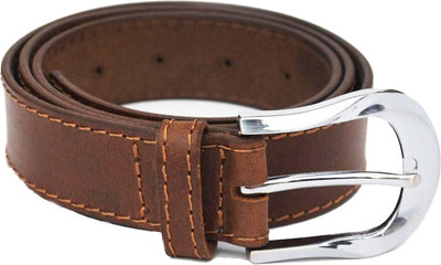 

Crapgoos Men Casual Brown Genuine Leather Belt