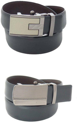 

SFA Men Formal Black Artificial Leather Reversible Belt, Blackbrown368613