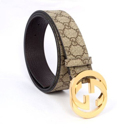 Zaira Diamond Men Brown Genuine Leather Belt