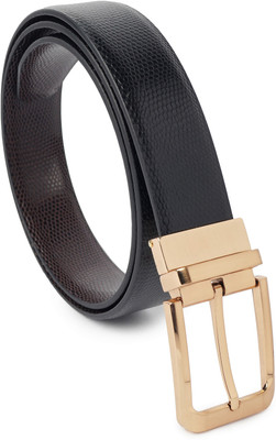 

Waist Wire Men Party, Formal Black, Brown Artificial Leather Reversible Belt