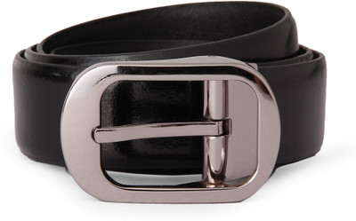 

Peter England Men Black Genuine Leather Belt