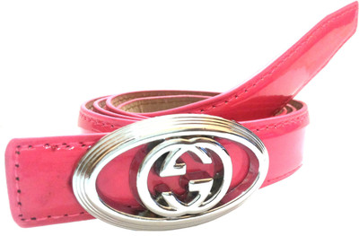 

Mode Girls Casual, Formal Pink Genuine Leather Belt