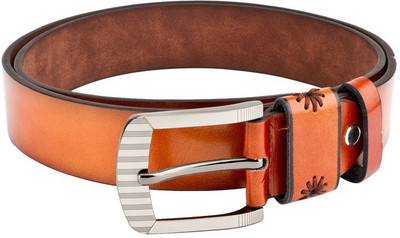 

Swiss Design Men Casual Tan Genuine Leather Belt
