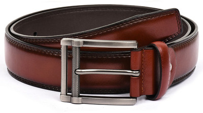 

Buckle Up Men Formal Tan Artificial Leather Belt