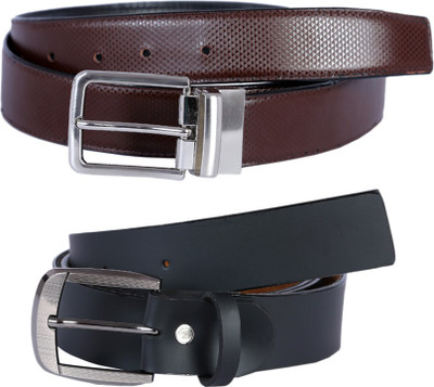 

Hardys Men Multicolor Genuine Leather Reversible Belt, Multi