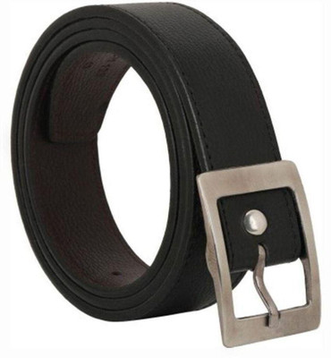 

OODI Men Black Artificial Leather Belt