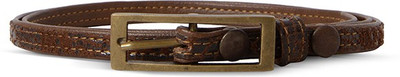 

Baggit Women Casual Brown Synthetic Belt, Rust