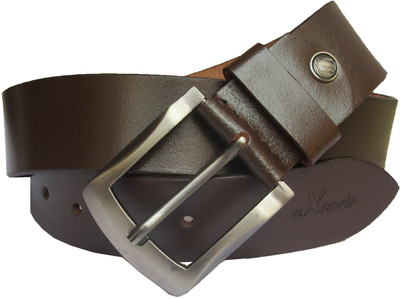 

eXcorio Men Formal Brown Genuine Leather Belt, Multicolor