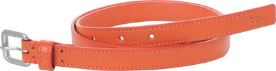 

Ilina Women Casual Orange Metal, Genuine Leather Belt