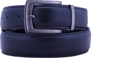 

Osaiz Men Formal, Evening, Party Black Genuine Leather, Metal Belt, Black-07