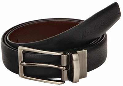 

Newhide Men Formal Black, Brown Genuine Leather Reversible Belt