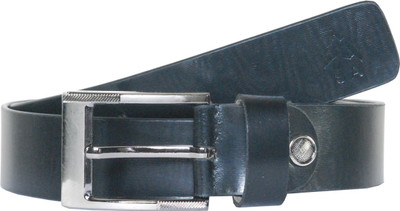 

Sondagar Arts Men Black Genuine Leather Belt