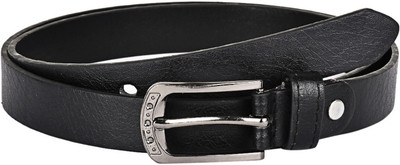 

Buckle Up Women Formal Black Artificial Leather Belt