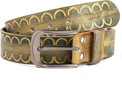

Royster Callus Men Casual Green Genuine Leather Belt