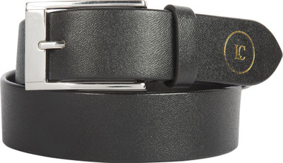 

Leder Concepts Men Formal Black Genuine Leather Belt