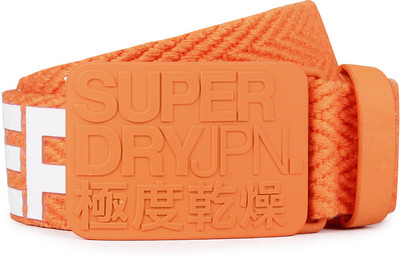 

Superdry Men Orange Fabric Belt