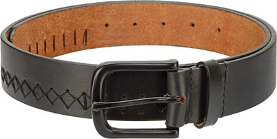 

Phive Rivers Men Casual Black Genuine Leather Belt