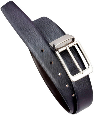 

Midas Men Formal Black, Brown Genuine Leather Reversible Belt