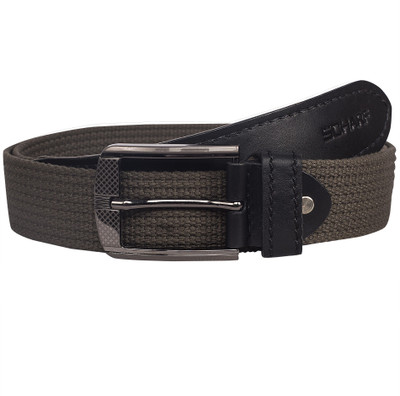 

Scharf Men Casual, Party, Evening Multicolor Canvas Belt, Green 2409