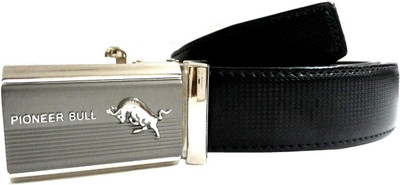 

Mode Boys Casual, Formal Black Genuine Leather Belt, Black-160