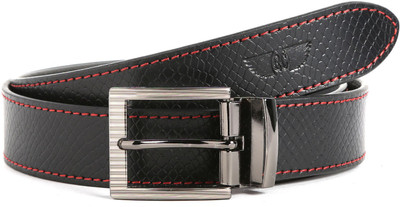 

Royster Callus Men Casual Black Genuine Leather Belt
