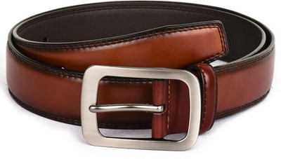 

Buckle Up Men Formal Tan Artificial Leather Belt