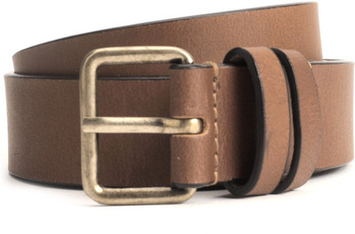 

United Colors of Benetton Men Brown Genuine Leather Belt, 999