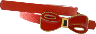 

WSD Women Formal Red Synthetic Belt