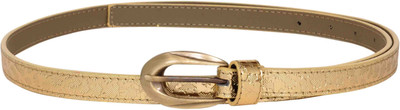 

Scarleti Girls Casual Gold Artificial Leather Belt
