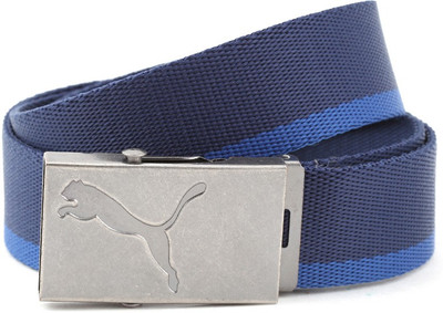 

Puma Men Blue Belt, Antique silver;black;steel g