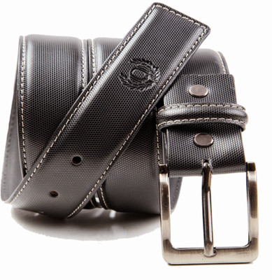 

99Cells Men Semi-formal Black Genuine Leather Belt