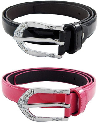 

Els Women Formal, Casual Black, Pink Synthetic Belt