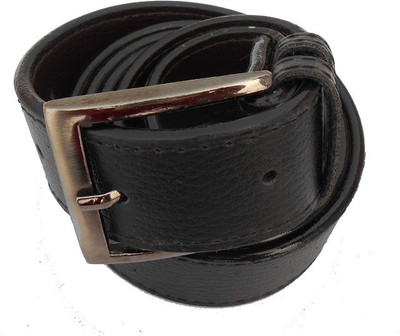 

B.S.Chadha Group Men Formal Black Fabric Reversible Belt