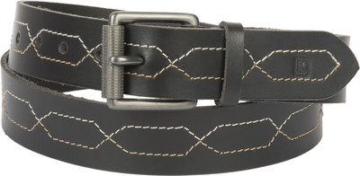 

Leder Concepts Men Formal Black Genuine Leather Belt