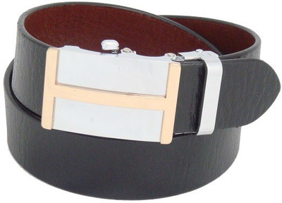 

SFA Men Formal Black Genuine Leather Reversible Belt, Blackandbrown580