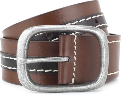 

United Colors of Benetton. Men Black, Brown Metal Belt, 945