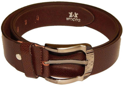 

Woods Men Casual Brown Genuine Leather Belt