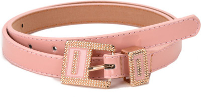 

Tiekart Women Casual Pink Metal Belt