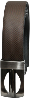 

Sondagar Arts Men Formal Black, Brown Genuine Leather Reversible Belt, Black & brown6
