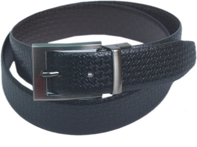 

Hidelink Men Formal Black Genuine Leather Reversible Belt
