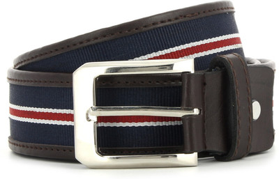 

Peter England Men Brown, Blue Belt, Blue /red