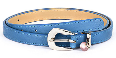 

Buckle Up Women Formal Blue Artificial Leather Belt