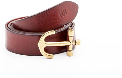 Dapper Homme Men Casual Brown Genuine Leather Belt