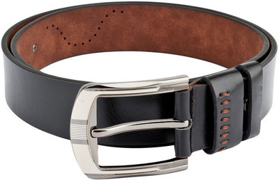 

Swiss Design Men Casual Black Genuine Leather Belt