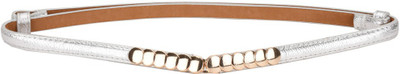 

Tiekart Women Casual Silver Synthetic Belt