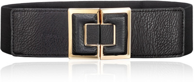 

Calvino Women Casual, Formal Black Artificial Leather Belt