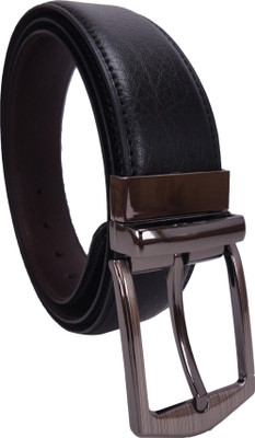 

Revo Men Formal Black Synthetic Reversible Belt