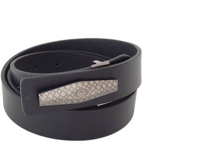 

SFA Men Formal Black Artificial Leather Belt, Blackcode749