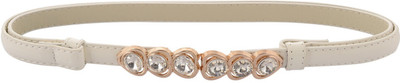 

Sri Girls Casual, Party White Synthetic Belt